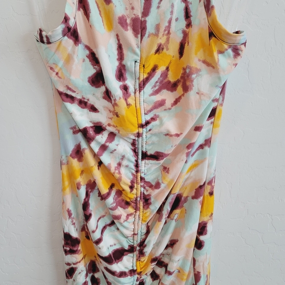 NWOT Derek Heart Tie Dye Sleeveless Mini Dress Women's Size Large - Picture 10 of 12